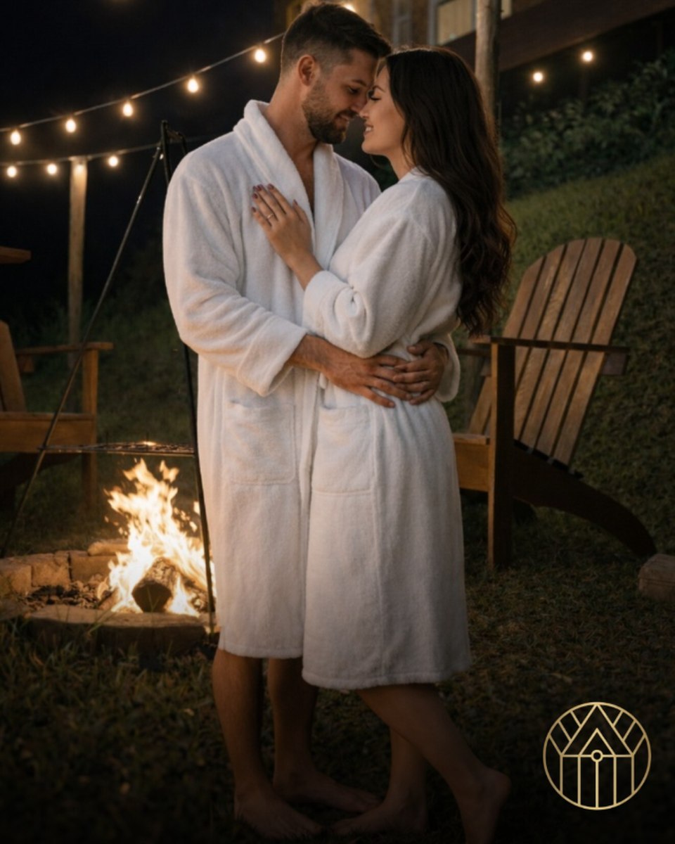 Casal na fogueira
