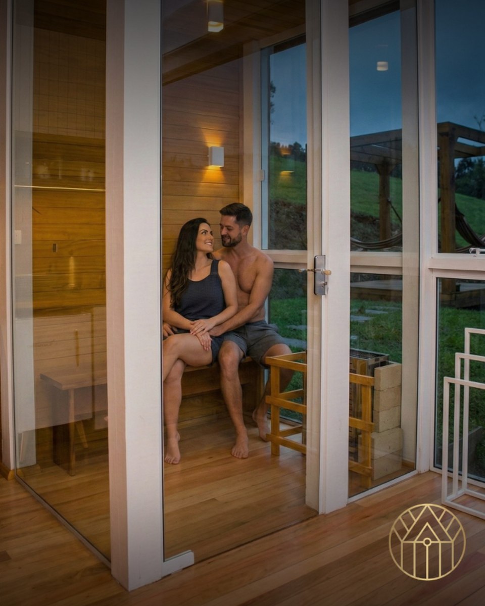Sauna com vista