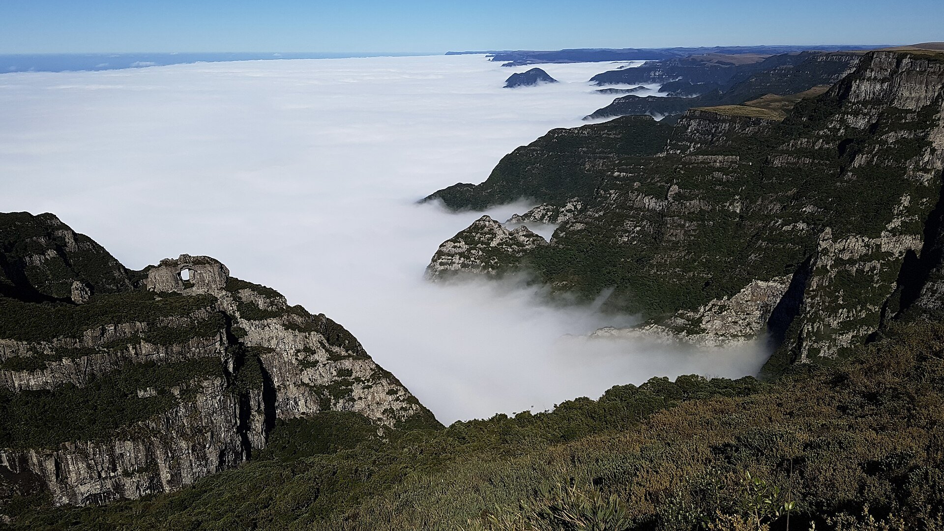 Aventura na serra — paisagem de Urubici